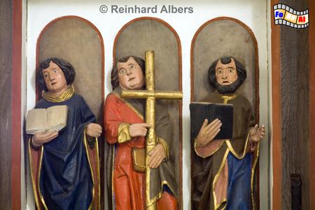 Morsum - Ausschnitt des Altars in der Kirche St. Martin., Sylt, Morsum, Kirche, Altar, foreal, Albers,