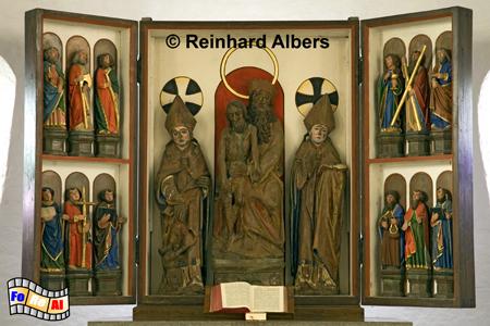 Morsum - Altar in der Kirche St. Martin., Sylt, Morsum, Kirche, Altar, foreal, Albers,
