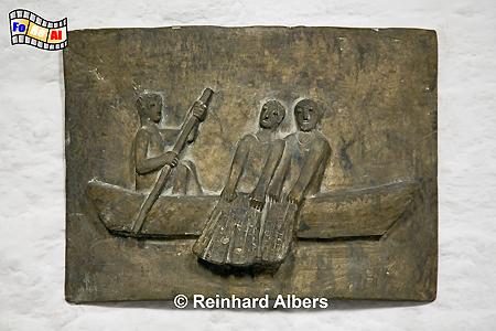 Morsum - Wandrelief in der Kirche St. Martin., Sylt, Morsum, Kirche, Relief, foreal, Albers,