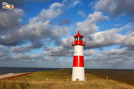 Leuchtturm List Ost auf dem Ellenbogen., Insel, Sylt, Leuchtturm, Ellenbogen, List Ost, foreal, Albers,