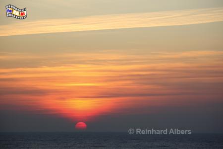 Wenningstedt Sonnenuntergang, Sylt, Wenningstedt, Abendort, Sonnenuntergang, Meer, foreal, Albers, Foto,