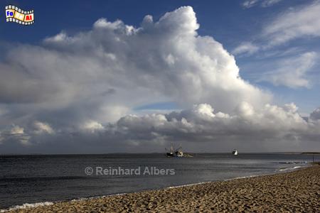Meer Strand Küste bei Hörnum, Sylt, Hörnum, Fischkutter, foreal, Nordsee, Foto, Albers,