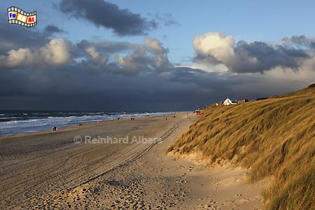 Wenningstedt Abendstimmung, Sylt, Wenningstedt, Strand, Meer, K�ste, Nordsee, Meerblick, Albers, Foto, foreal,