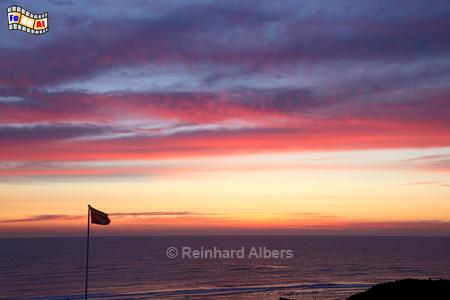 Wenningstedt Abendrot am Meer, Sylt, Wenningstedt, Abendort, Sonnenuntergang, Meer, foreal, Albers, Foto,