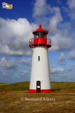 Leuchtturm List West auf dem Ellenbogen, Sylt, Ellebogen, Nordsee, Leuchtturm, Phare, Lighthouse, List, Albers, Foto, foreal,