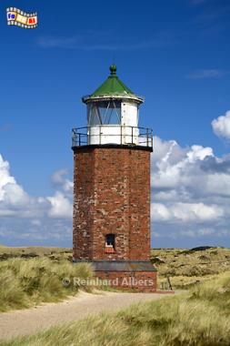 Quermarkenfeuer in den D�nen bei Kampen, Sylt, Kampen, Leuchtturm, Albers, Quermarkenfeuer, Foto, foreal, Phare, Lighthouse,