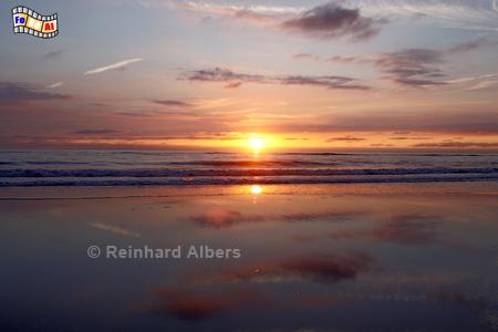 Sonnenuntergang vor Wenningstedt., Sylt, Wenningstedt, Abendort, Sonnenuntergang, Meer, foreal, Albers, Foto,