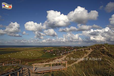 Blick vom Jensmettenberg bei List nach Norden., Sylt, Nordseekste, List, Jensmettenberg, Albers, Foto, foreal,