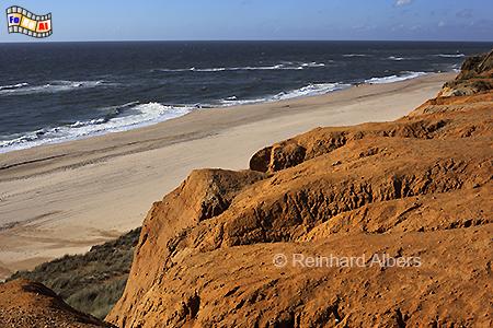 Rotes Kliff., Sylt, Kampen, Rotes, Kliff, Steilkste Nordsee, Albers, foreal, Foto
