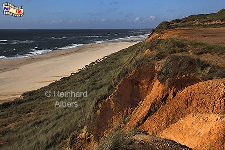 Rotes Kliff, Sylt, Kampen, Rotes, Kliff, Steilkste Nordsee, Albers, foreal, Foto