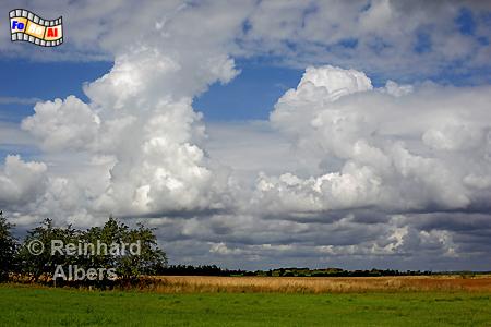 Wolkenformationen in Jtland (Dnemark), Wolken, Himmel, Jtland, Dnemark, Albers, Foto, foreal,