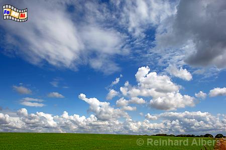 Wolkenformationen in Jütland (Dänemark), Wolken, Himmel, Jütland, Dänemark, Albers, Foto, foreal,