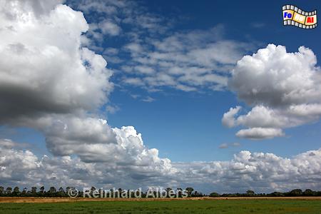 Wolkenformationen in Jtland (Dnemark), Wolken, Himmel, Jtland, Dnemark, Albers, Foto, foreal,