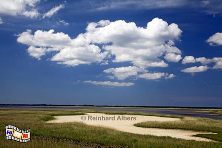 Insel Sylt - Wolken �ber dem Rantumbecken, Wolken, Himmel, Wetter, K�ste, Sylt, Nordseek�ste, Albers, Foto, foreal,