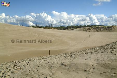 Wanderd�nen bei Łeba., Polen Polska, Pommern, Pomorze, Leba, Wanderd�nen, foreal, Albers, Foto,