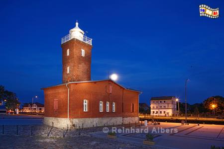 Darłwko (Rgenwaldermnde) an der Mndung der Wieprza (Wipper)., Polen, Polska, Darłwko, Rgenwaldermnde, Leuchtturm, Albers, Foto, foreal, Wieprza, Wipper,