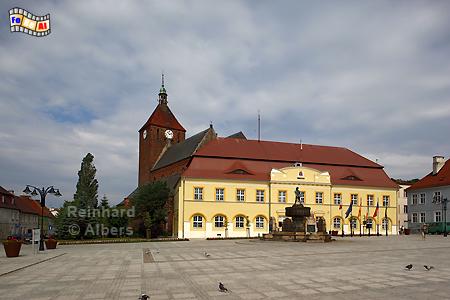 Darłwo (Rgenwalde) - Rathaus, Polen, Darłwo , Rgenwalde, Rathaus, Foto, Albers, foreal,
