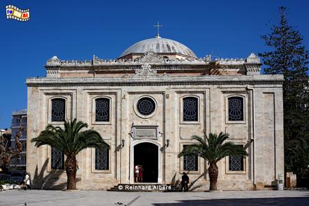 Heraklion - Agia Titos, eine zur Kirche umfuntkionierte Moschee., Kreta, Crete, Agia Titos, Moschee, Kirche, Foto, Bild, foreal,