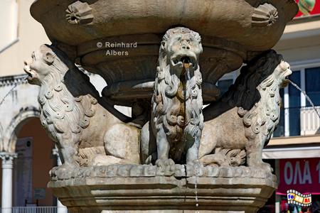 Löwenbrunnen in Heraklion, Kreta, Crete, Heraklion, Iraklio, Löwenbrunnen, Morosini, Foto, Bild, foreal,