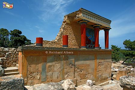 Palast von Knossos, Kreta, Crete, Knossos, Palast, Evans, Foto, Bild, foreal,