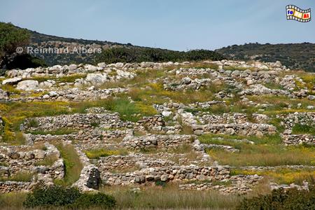 Gournia - Ruinen einer minoischen Handwerkersiedlung, Kreta, Crete, Gournia, Minoer, minoisch, foreal, Bild, Foto,