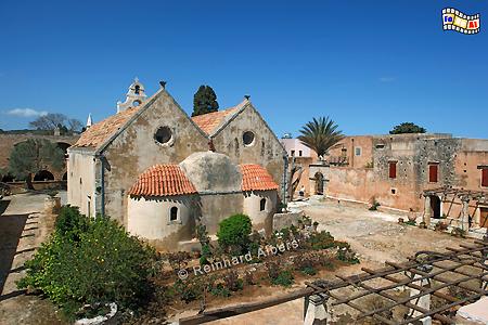 Kloster Arkadi - Symbol des Widerstands gegen die trkische Fremdherrschaft, Kreta, Crete, Kloster, Arkadi, Foto, Bild, foreal, Albers,