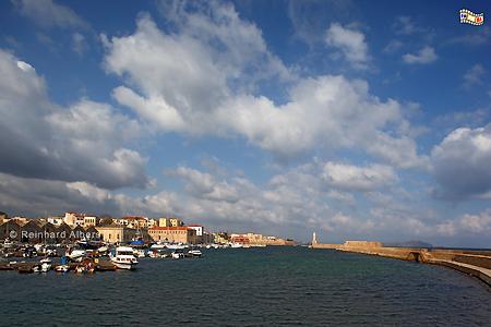 Chania, Kreta, Crete, Chania, Leuchtturm, foreal, Foto, Bild,
