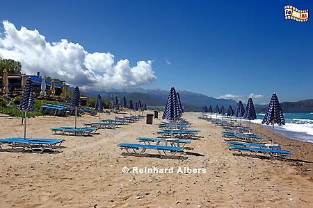 Strand in der Almirosbucht stlich von Georgioupolis., Kreta, Crete, Almiros, Strand, Mittelmeer, Foto, Bild, foreal, Albers,