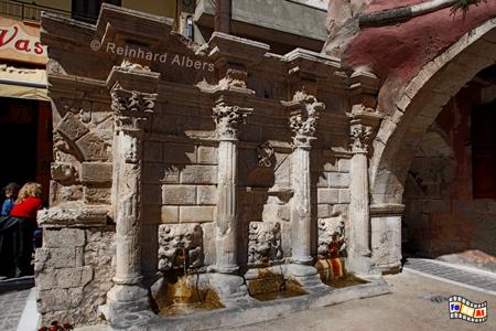 Rethimnon - Venezianischer Brunnen, Kreta, Crete, Rethimnon, Brunnen, Bild, Foto, foreal,