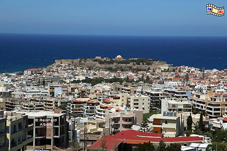 Blick auf Rethimnon, Kreta, Crete, Rethimnon, Hafen, Bild, Foto, foreal,