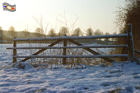 Winterliches Stillleben bei Bordesholm, Schleswig-Holstein, Gatter, Bordesholm, Winter, Impressionen, Albers, Foto, foreal,