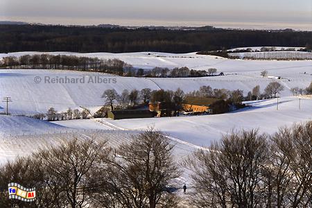 Blick vom Aussichtsturm auf dem Bungsberg in der Holstienischen Schweiz., Schleswig-Holstein, Bungsberg, Winter, Holsteinische, Schweiz, Ostholstein, Albers, Foto, foreal,