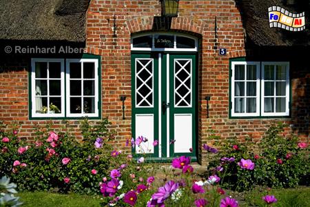 Keitum auf Sylt, Schleswig-Holstein, Sylt, Keitum, Haustür, Albers, Foto, foreal,