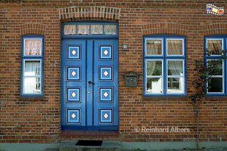 Heiligenhafen, Schleswig-Holstein, Heiligenhafen, T�r, Hauseingang, Albers, Foto, foreal,