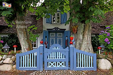 Hauseingang in Keitum., Schleswig-Holstein, Sylt, Keitum, Haustr, Albers, Foto, foreal,