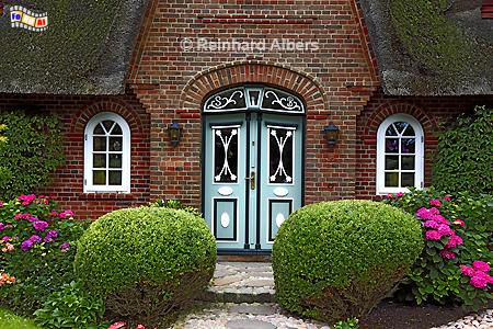 Keitum auf der Insel Sylt., Schleswig-Holstein, Sylt, Keitum, Haust�r, Albers, Foto, foreal,