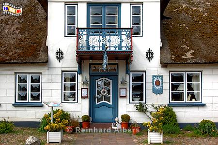 Hauseingang in Nieblum auf der Nordseeinsel Fhr., Nordseekste, Fhr, Nieblum, Friesenhaus, Tr, Albers, Foto, foreal,