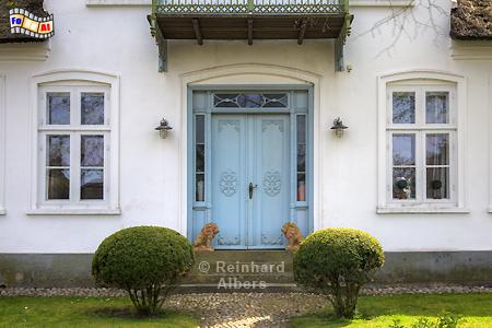 Nieblum auf der Insel Fhr, Nordseekste, Fhr, Friesenhaus, Tr, Albers, Foto, foreal,
