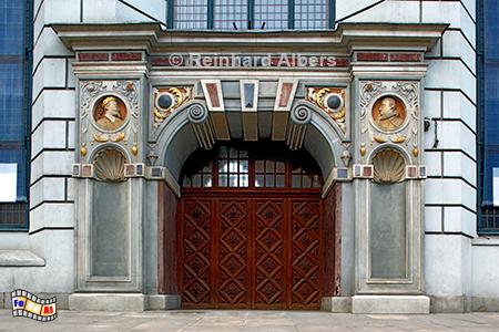Gdańsk (Danzig) - Portal des Artushofes am Langen Markt, Polen, Danzig, Gdańsk, Długi, Targ, Langer Markt, Rechtstadt, Artushof, Portal, Albers, Foto, foreal,