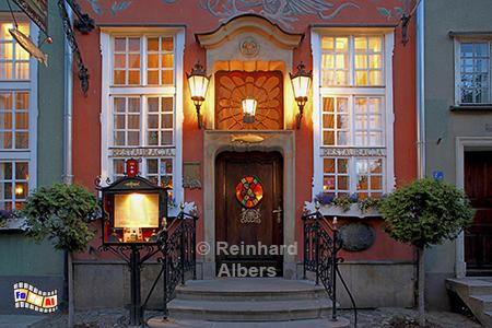 Gdańsk (Danzig) - Eingang zum Restaurant 