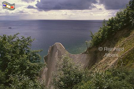 Rgen - Kreidefelsen bei den Wissower Klinken vor deren Absturz/Abbruch am 24. Feb. 2005., Vorpommern, Ostsee, Rgen, Nationalpark, Jasmund, Kreidefelsen, Steilkste, Albers, Foto, foreal, Wissower Klinken,