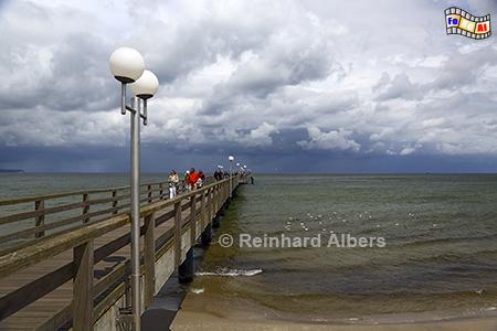 R�gen: Seebr�cke in Binz, Vorpommern, R�gen, Binz, Seebr�cke, Ostsee, Albers, Foto, foreal, 
