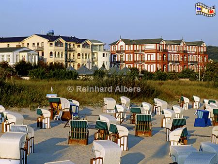 Bderarchitektur in Ahlbeck auf der Insel Usedom., Vorpommern, Usedom, Ahlbeck, Bderarchitektur, Albers, Foto, foreal,