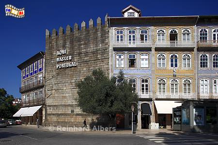 Guimares, die erste Hauptstadt Portugals ist im Jahr 2012 Kulturhauptstadt Europas., Portugal, Minho, Guimares, Kulturhauptstadt, Albers, Foto, foreal,