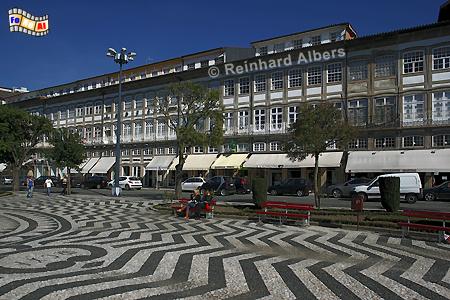 Guimar�es - Largo do Toural., Portugal, Minho, Guimar�es, Kulturhauptstadt, Toural, Albers, Foto, foreal,