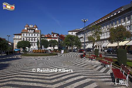 Guimares - Largo do Toural., Portugal, Minho, Guimares, Kulturhauptstadt, Toural, Albers, Foto, foreal,