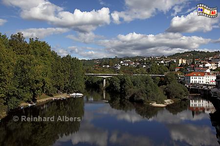 Rio Tmega bei Amarante., Portugal, Minho, Amarante, Tmega, Albers, Foto, foreal,