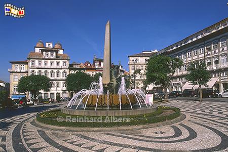 Guimares - Largo do Toural., Portugal, Minho, Guimares, Kulturhauptstadt, Toural, Albers, Foto, foreal,