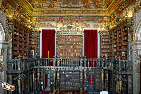 Coimbra - Historische Universittsbibliothek, Portugal, Coimbra, Bibliothek, Universitt, Albers, Foto, foreal,