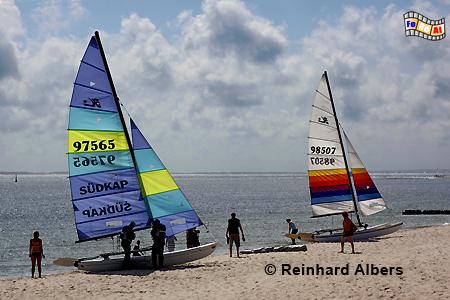 Segelboote am Strand von Hrnum., Sylt, Nordsee, Hrnum, Segelboot, Albers, Foto, foreal,